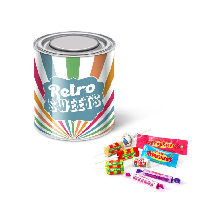 Large Paint Tin – Retro Sweets – Pick ‘n’ Mix Sweets