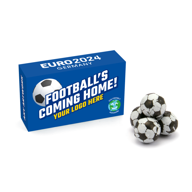 Euro 2024 – Eco Maxi Box – Chocolate Footballs
